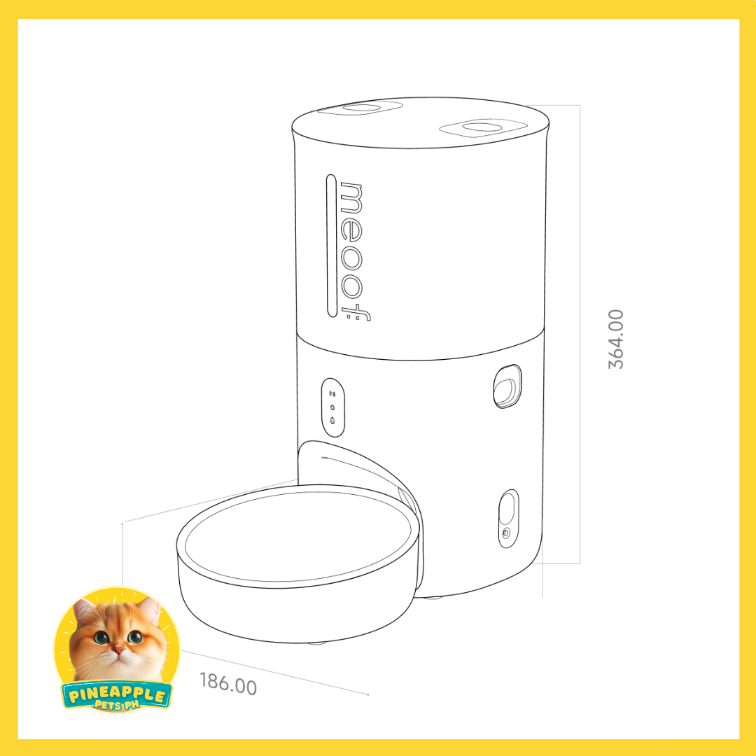 Meoof Swissroll Automatic Pet Feeder for Cats and Dogs