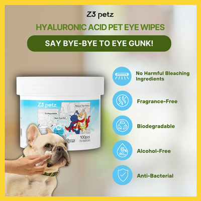 Z3 Hyaluronic Acid Pet Eye Clean Wipes