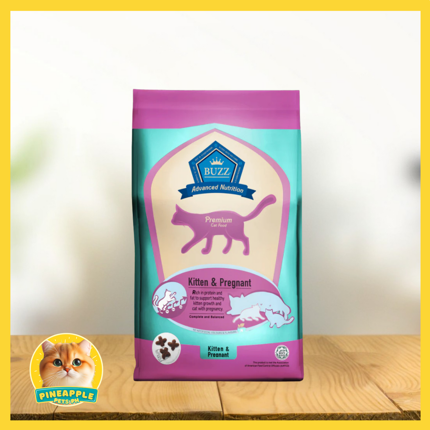 Buzz Kitten & Pregnant Cat Food 3kg
