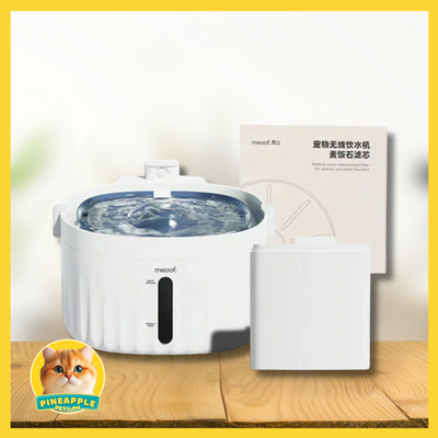 Meoof Automatic Wireless Water Fountain with Motion Sensor