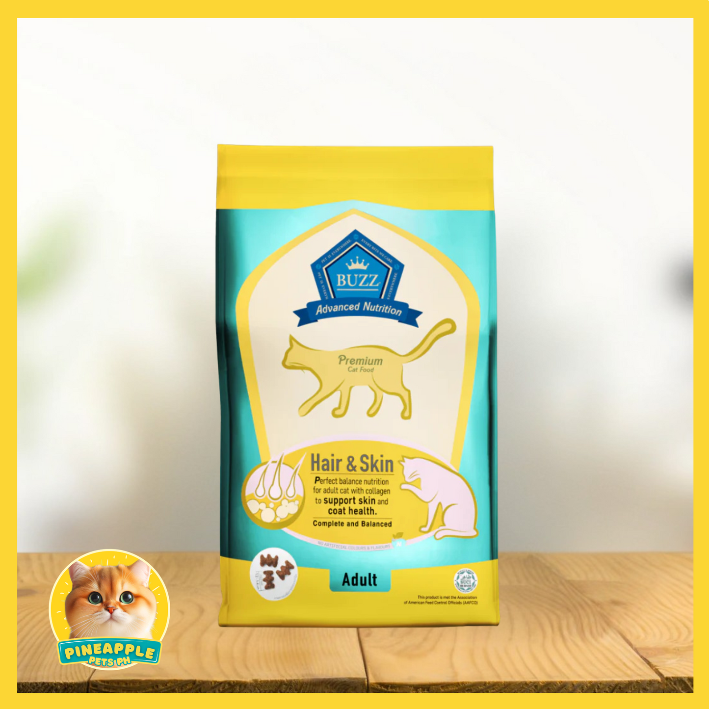 Buzz Hair & Skin Cat Food 3kg
