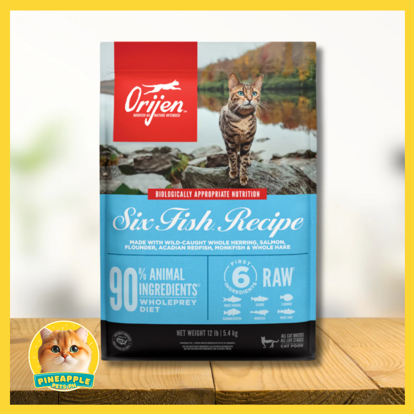 Orijen Six Fish Cat Food 5.4kg