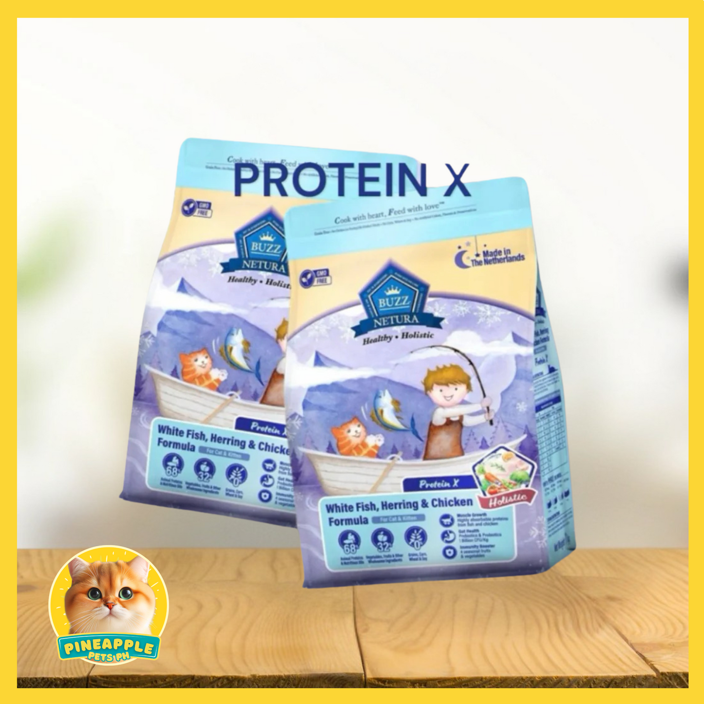Buzz Netura Protein X Cat Food (Holistic/Grain Free) 1kg