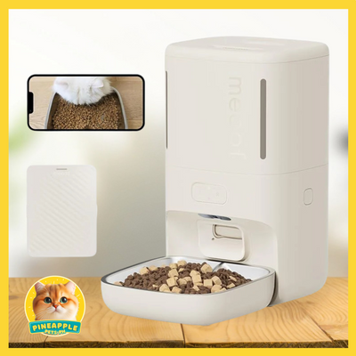 Meoof Smart Pet Feeder With Camera - Wireless + Dual Chamber