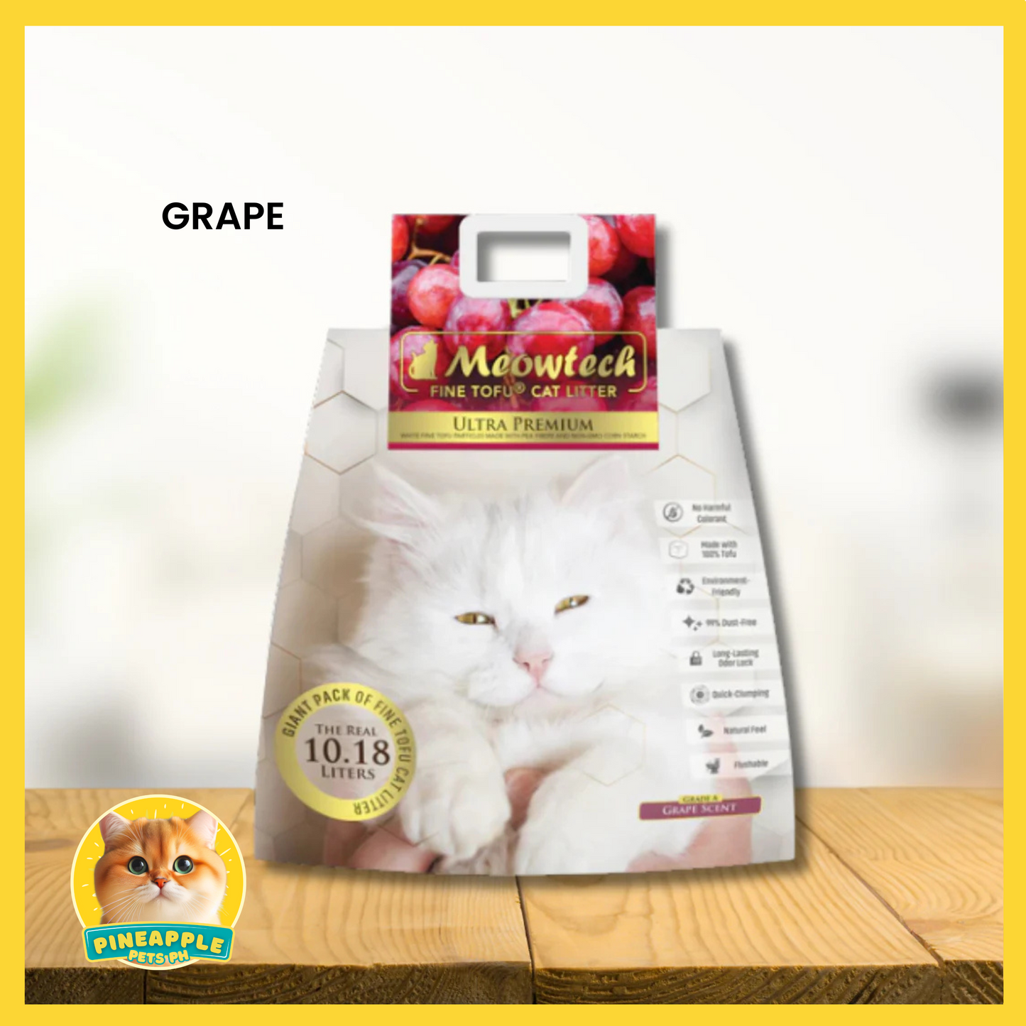 Meowtech Premium Cat Litter Sand 12.18L