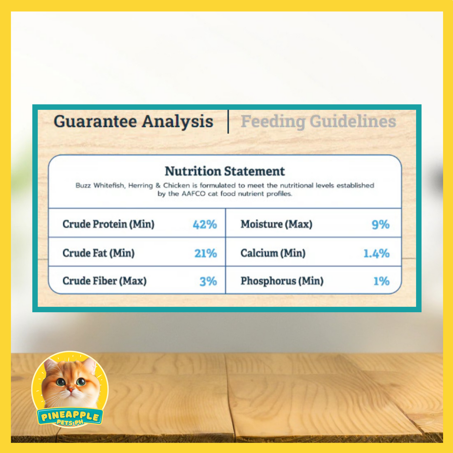 Buzz Netura Protein X Cat Food (Holistic/Grain Free) 1kg