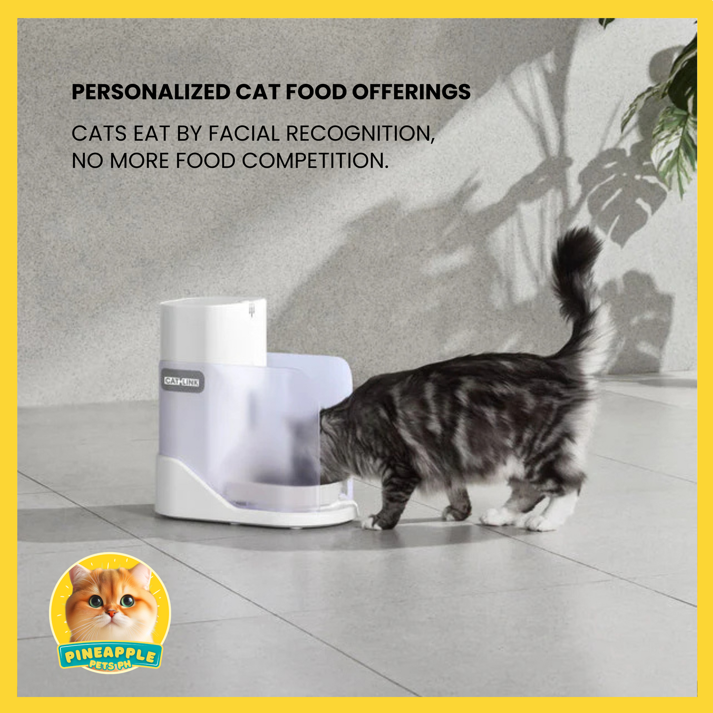 Catlink Facelink Automatic Feeder 3 with Camera Facial Recognition