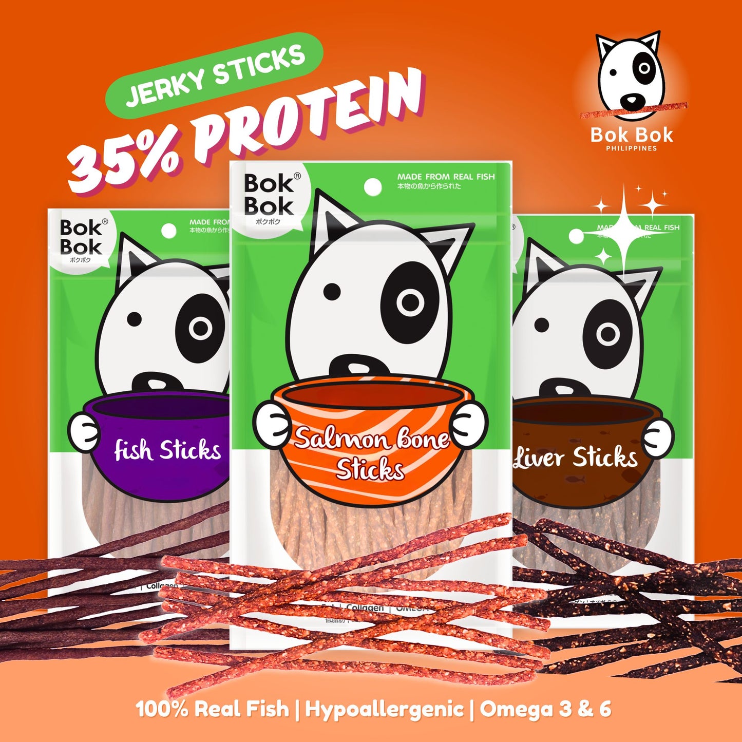 BOKBOK Hypoallergenic Dog Treats 50g