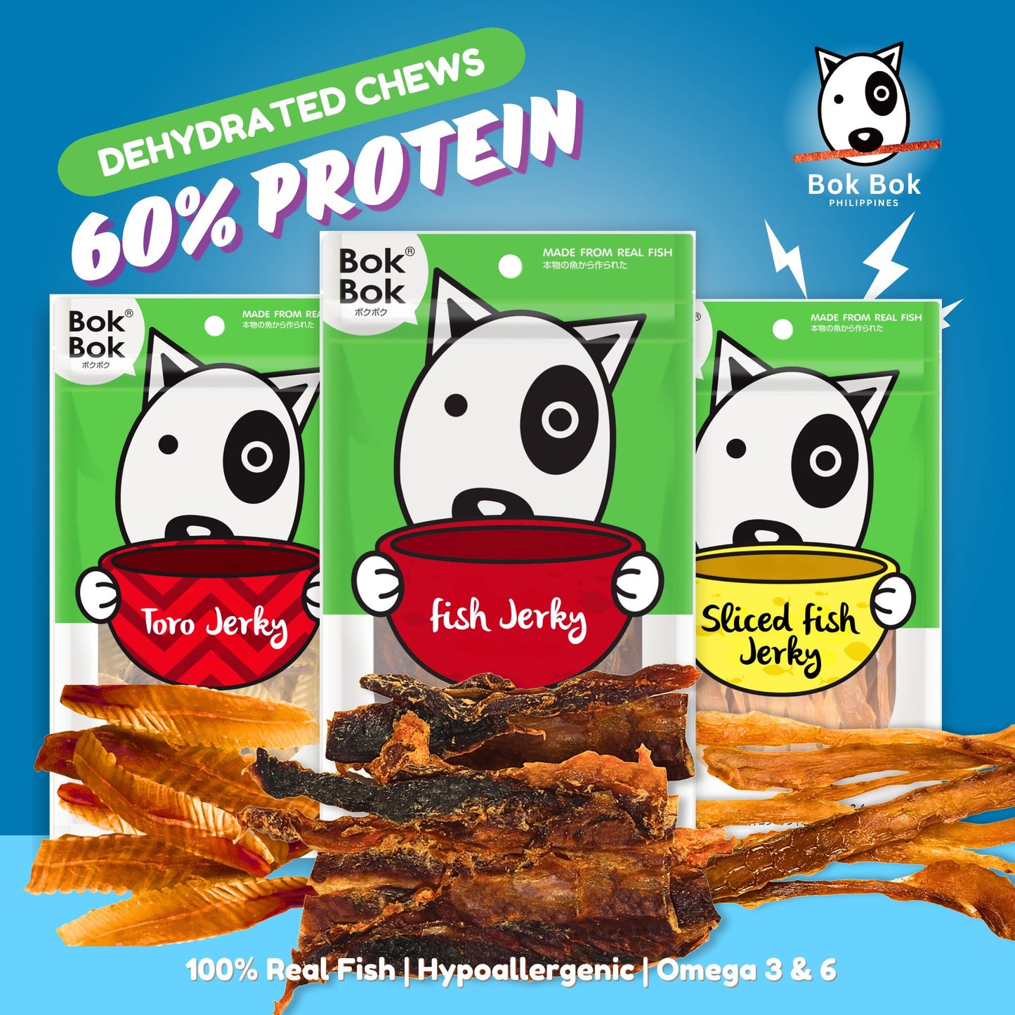 BOKBOK Hypoallergenic Dog Treats 50g