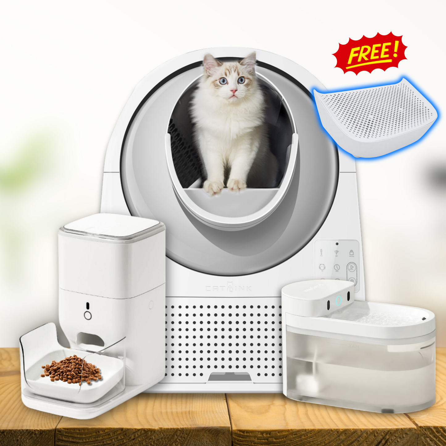 Catlink Bundle Mega Set (Pro-x, Fresh 2, Pure 3) + Free Stairway