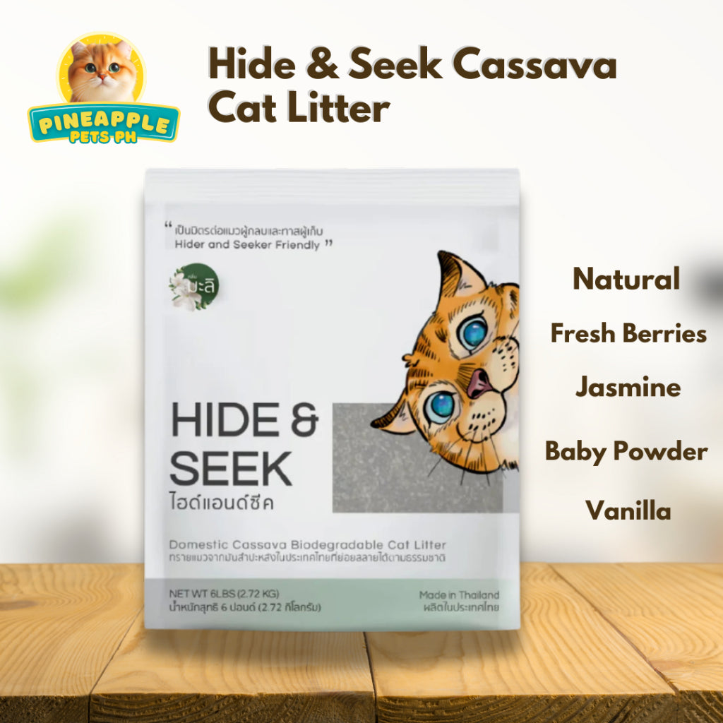 Hide and Seek Cassava Litter 6L (2.7kg)