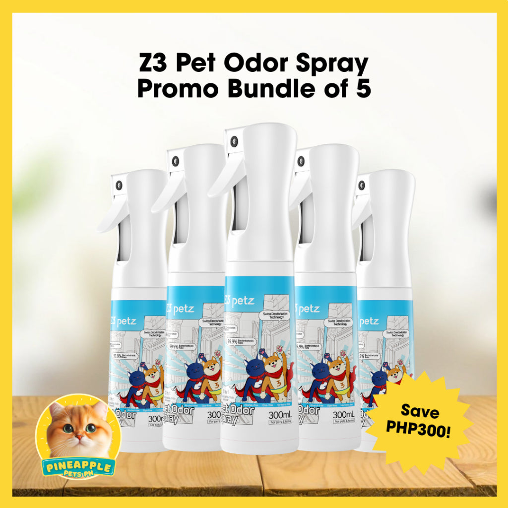 Z3 Petz 3in1 Premium Pet Odor Spray 300ml - BUNDLES