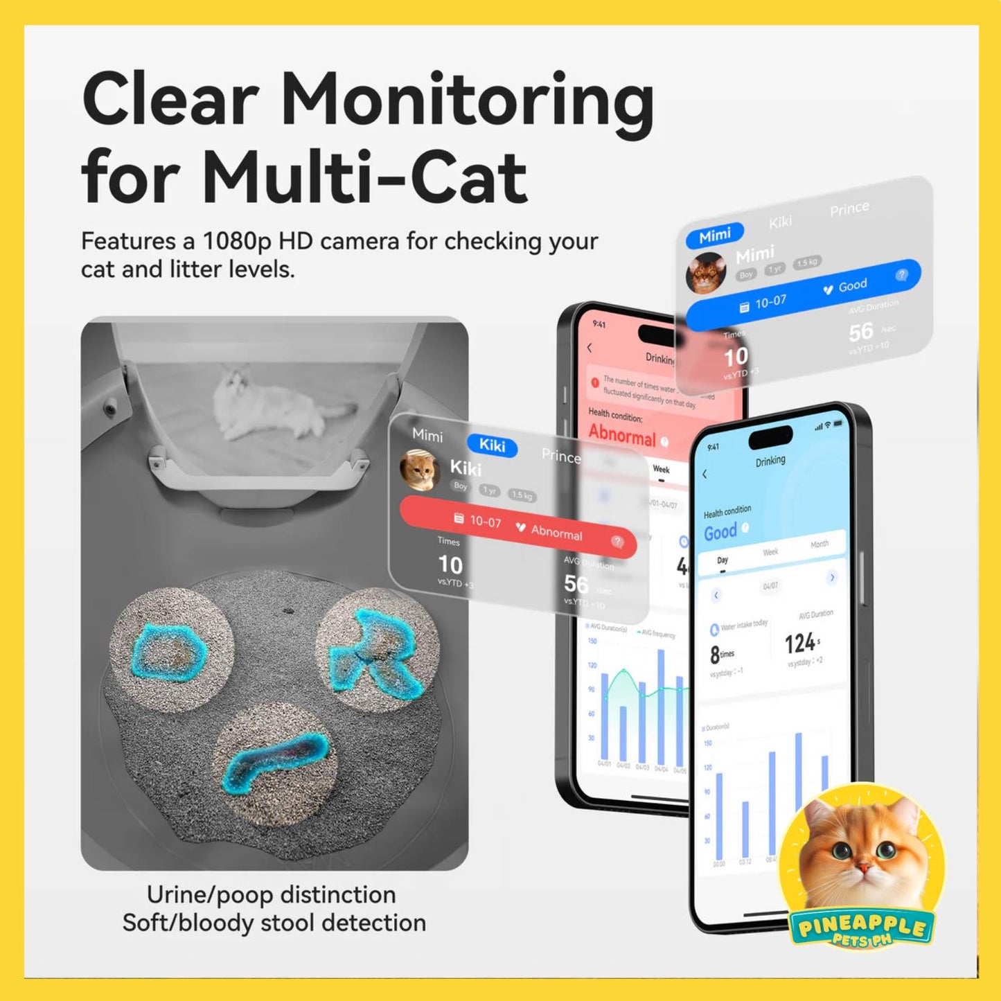 Catlink Pro-X Ultra with AI Camera, Voice and Wifi Automatic Litterbox For Cats