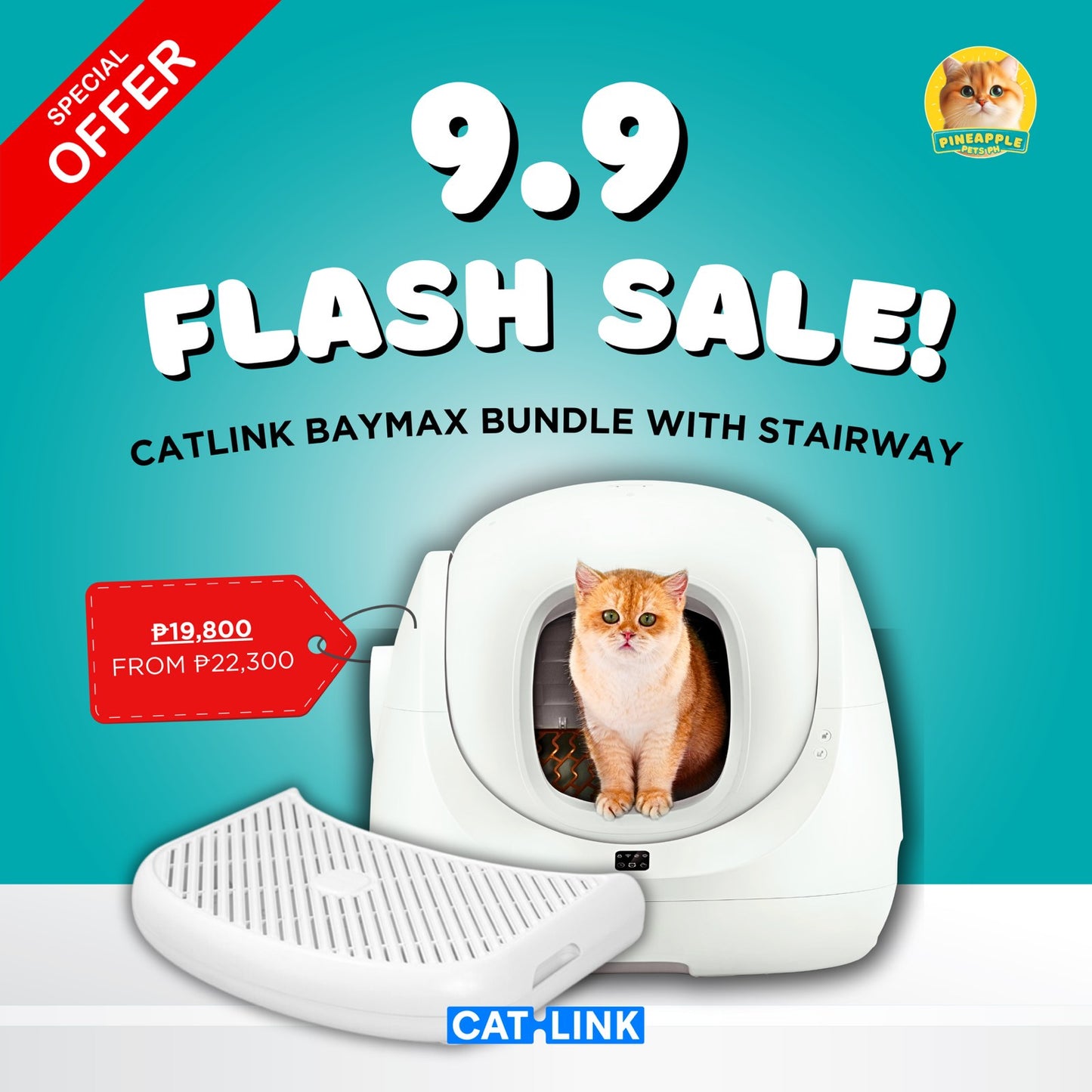 9.9 Catlink Baymax with FREE Stairway