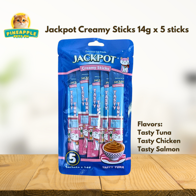 Jackpot Creamy Sticks Cat Treat 14g x 5