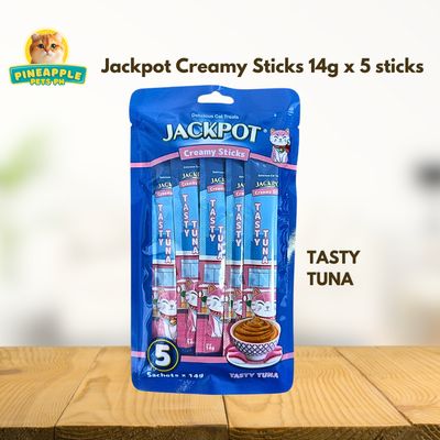 Jackpot Creamy Sticks Cat Treat 14g x 5