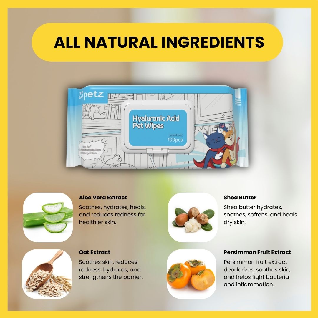 Z3 Hyaluronic Acid Pet Wipes