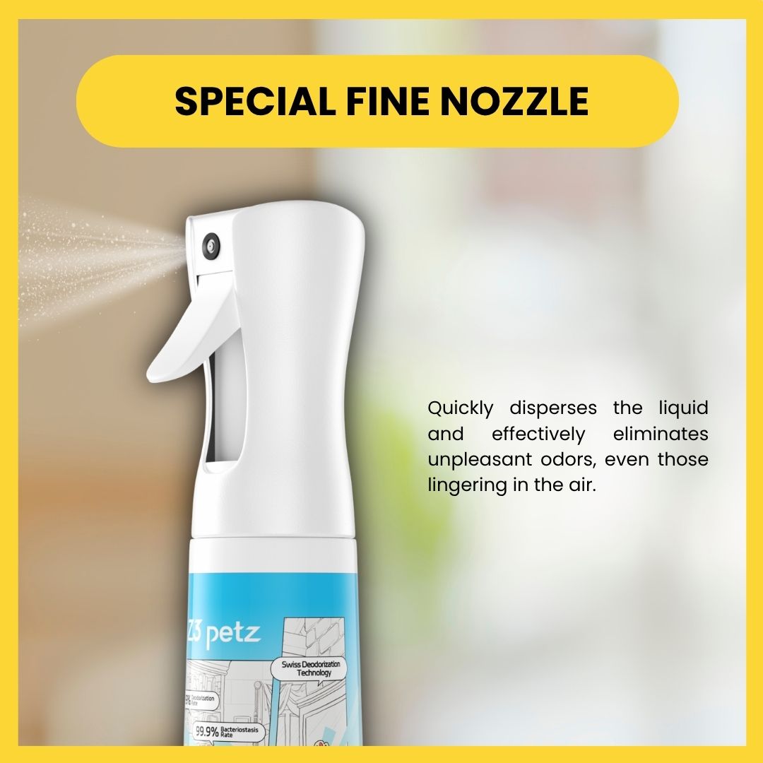 Z3 Pet Odor Spray Pet-Safe Stink Eliminator