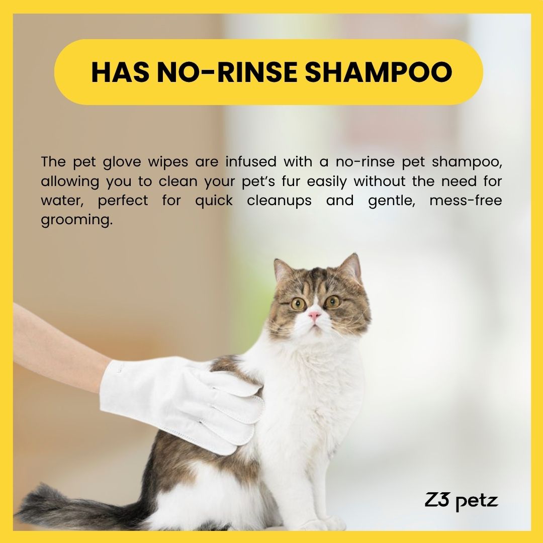 Z3 Hyaluronic Acid Pet Glove-Wipes