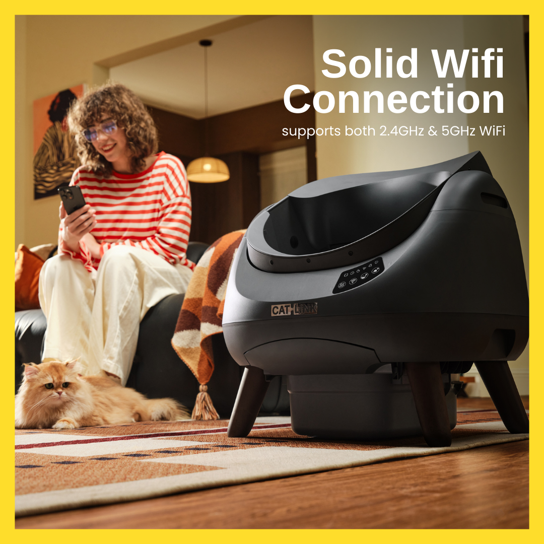 (ONHAND) CATLINK OPEN-X Automatic Litterbox with Free Catlink Fountain | Open-top, Smart, Real-time Notification, 1-year Warranty