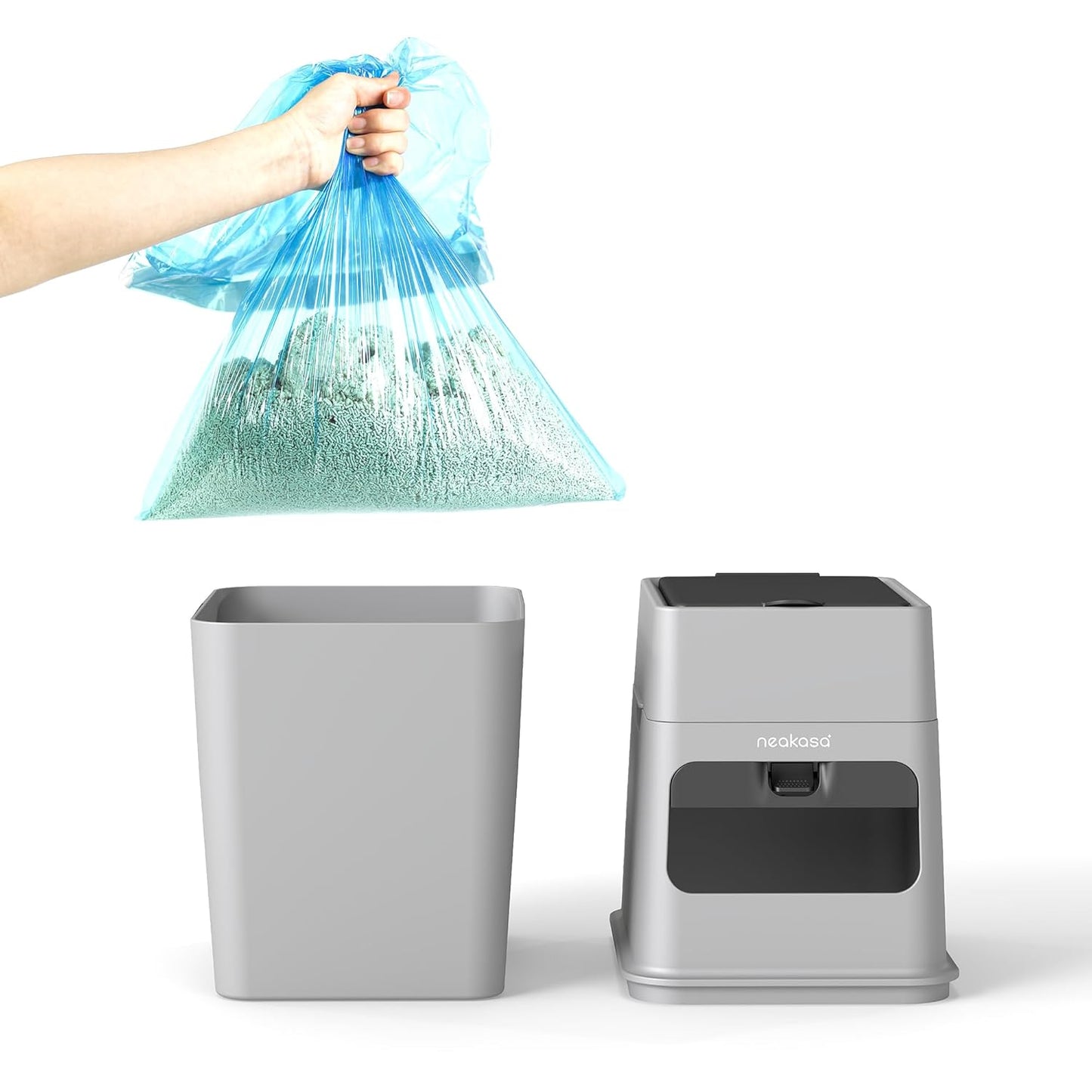 [PRE-ORDER] Neakasa PooGuard Litter Disposal Bin, 9.2L Trash Can for Cat Litter, Dog Waste & Diapers, with Viewing Window, Wider Opening, and 4-Month Refill Bag