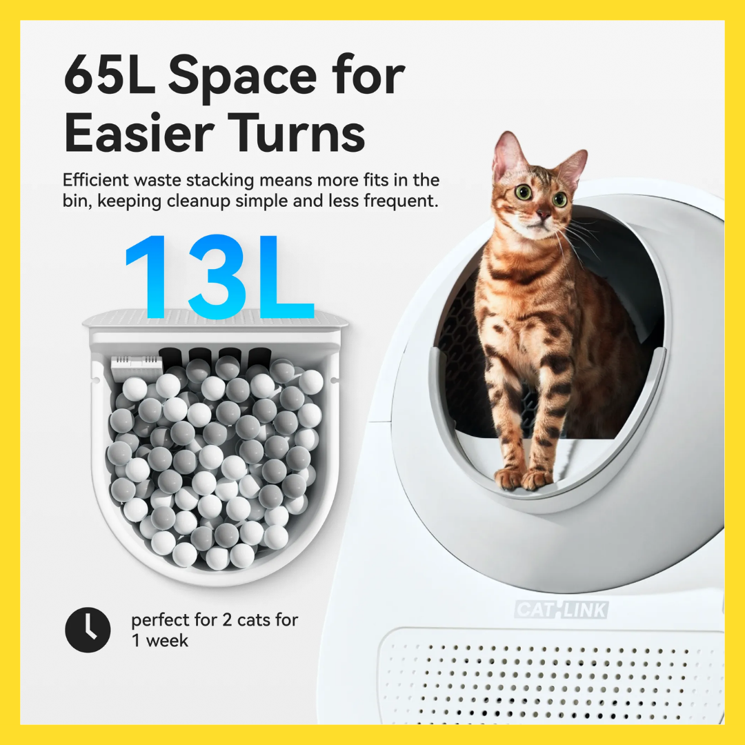Catlink Pro-X Ultra with AI Camera, Voice and Wifi Automatic Litterbox For Cats