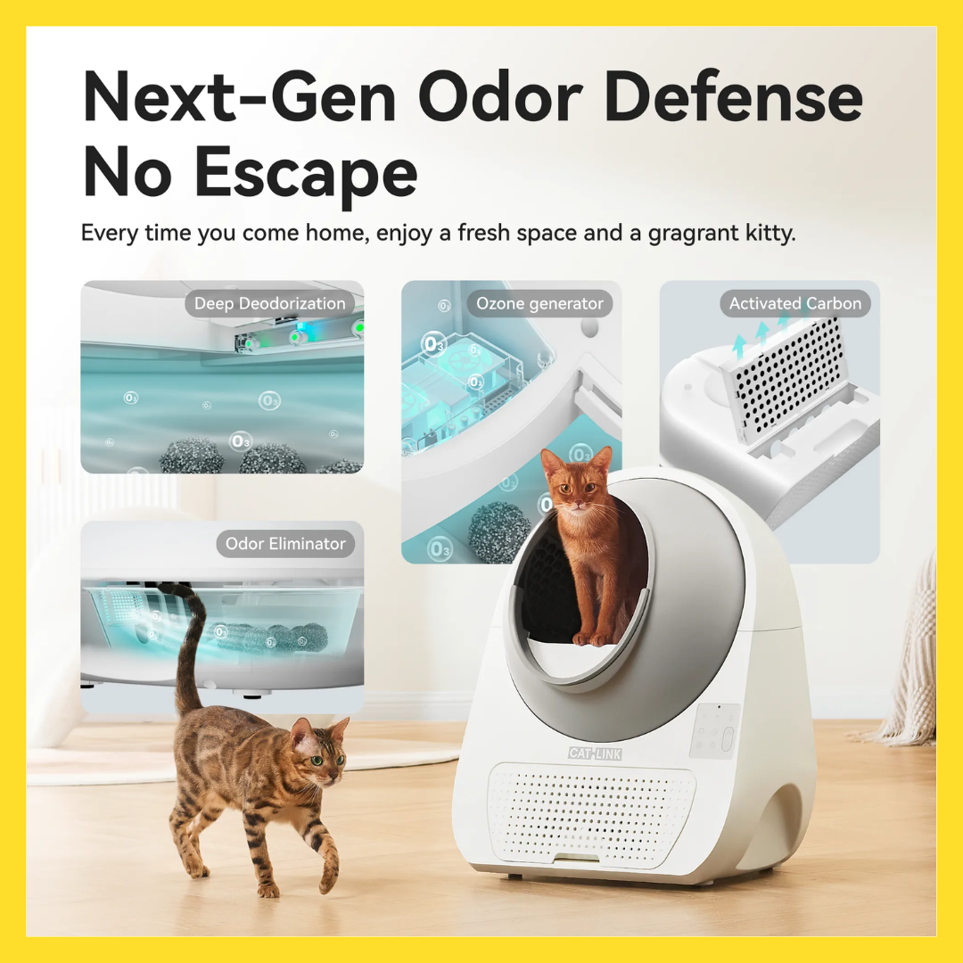 Catlink Pro-X Ultra with AI Camera, Voice and Wifi Automatic Litterbox For Cats