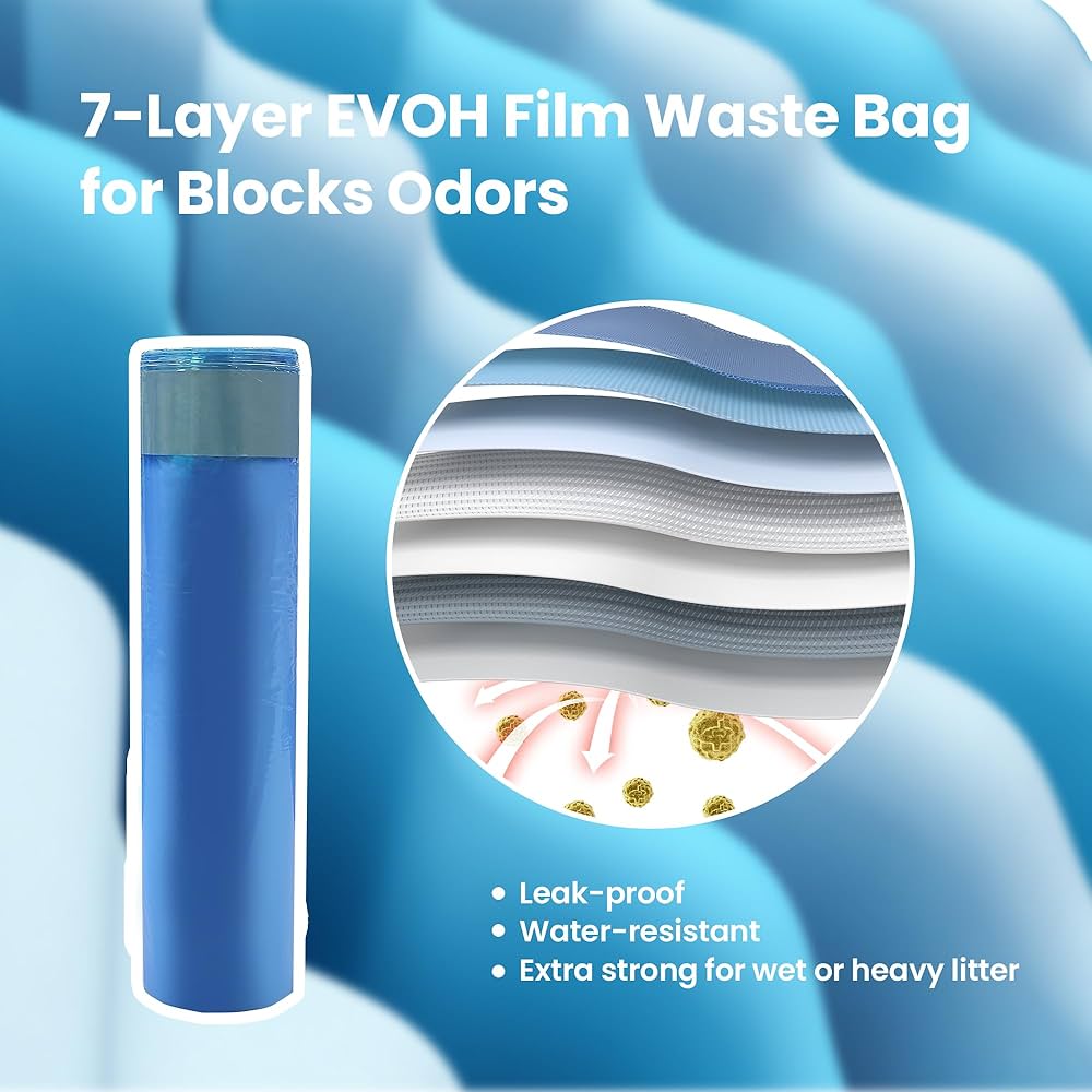 [PRE-ORDER] Neakasa PooGuard Litter Disposal Bin, 9.2L Trash Can for Cat Litter, Dog Waste & Diapers, with Viewing Window, Wider Opening, and 4-Month Refill Bag