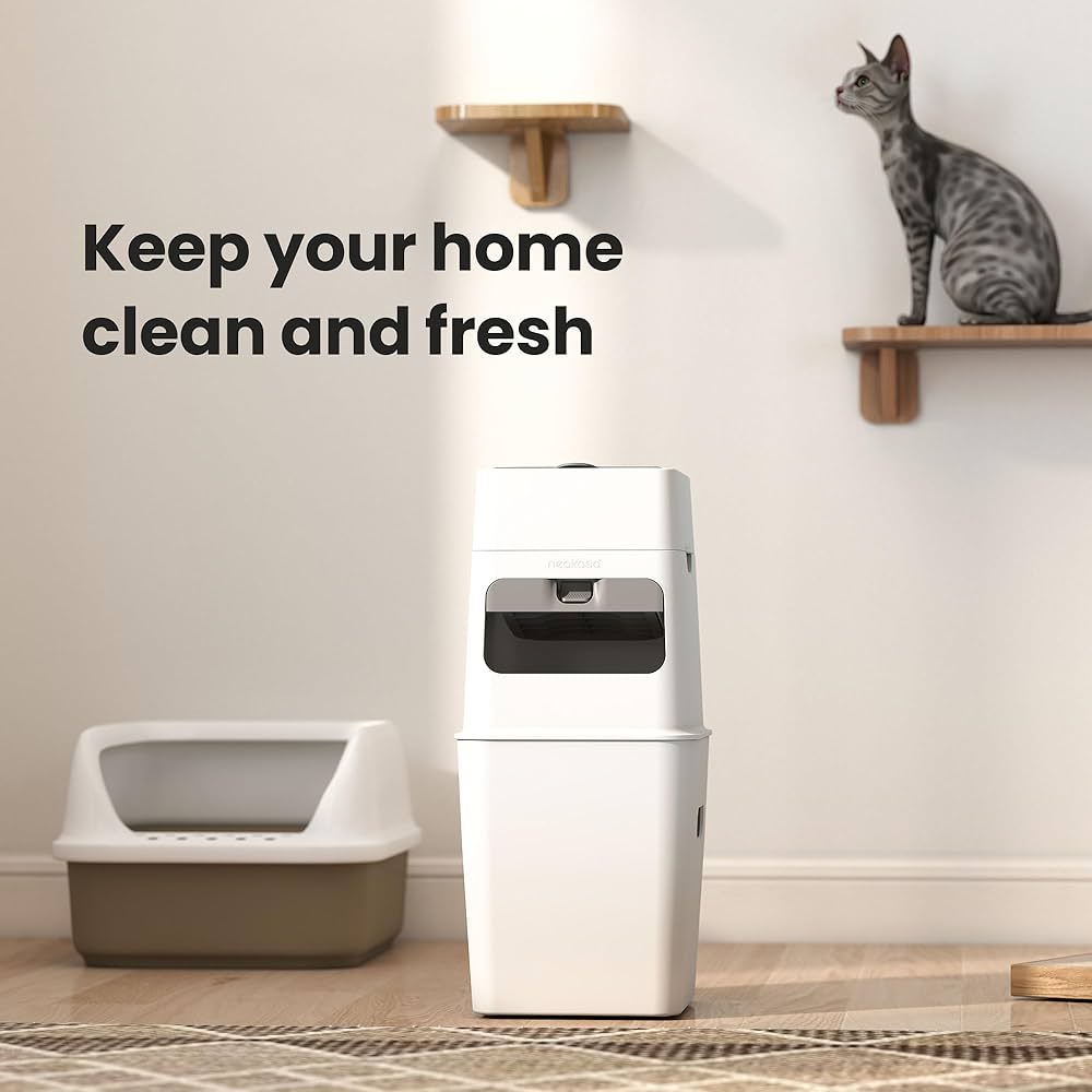 [PRE-ORDER] Neakasa PooGuard Litter Disposal Bin, 9.2L Trash Can for Cat Litter, Dog Waste & Diapers, with Viewing Window, Wider Opening, and 4-Month Refill Bag