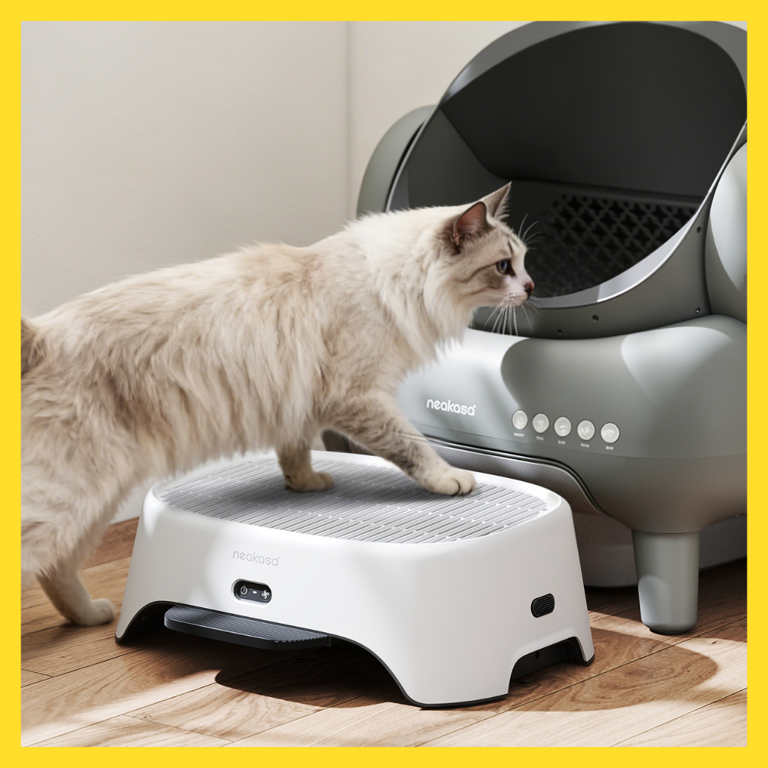 Neakasa AirStep Odor-Eliminating Cat Litter Box Step