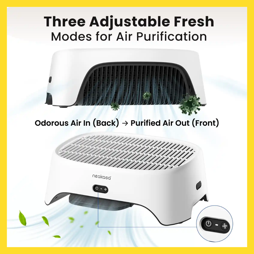 Neakasa AirStep Odor-Eliminating Cat Litter Box Step