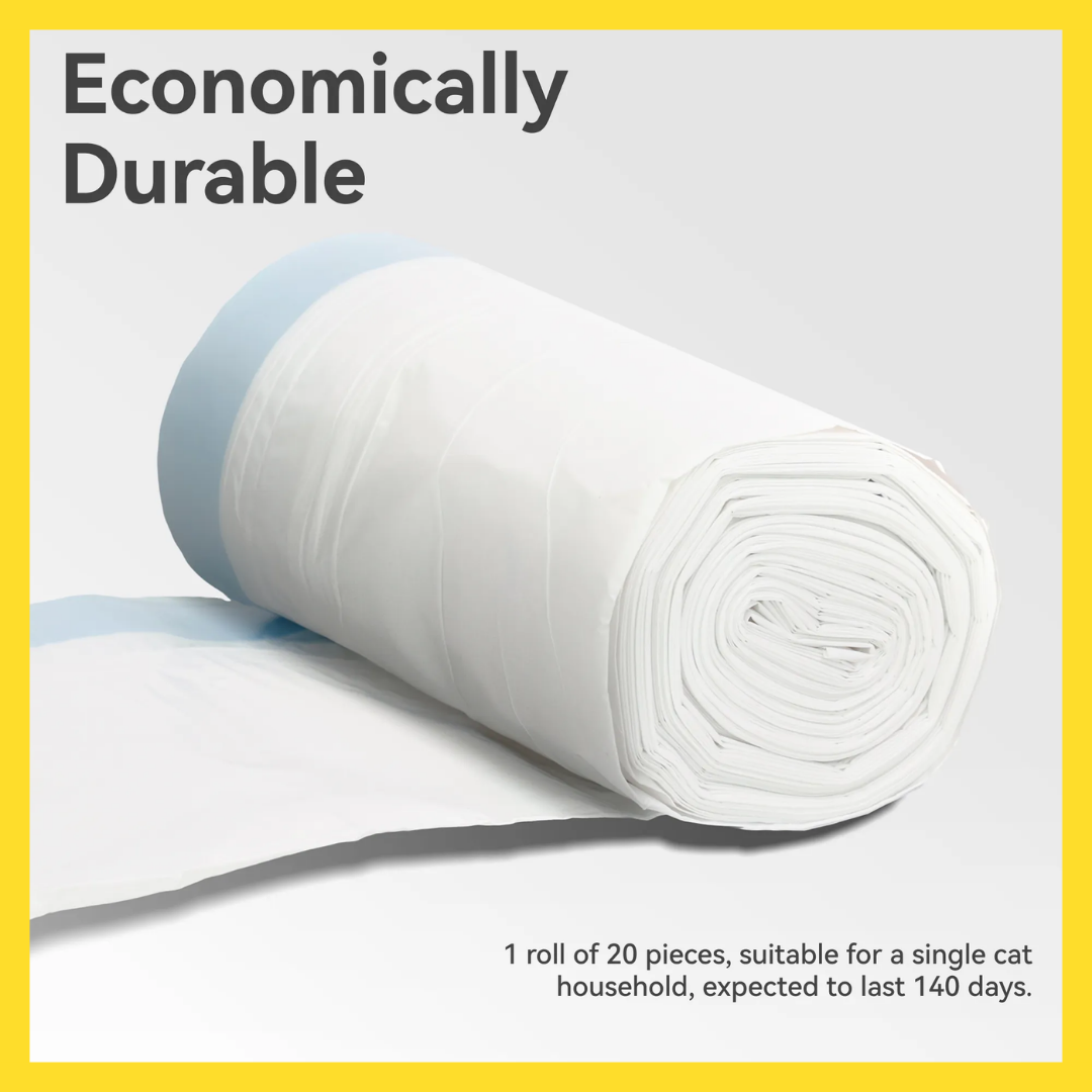 Catlink Trash Bag Roll for Pro-X, Young, Open-X, and Baymax (2 ROLLS)