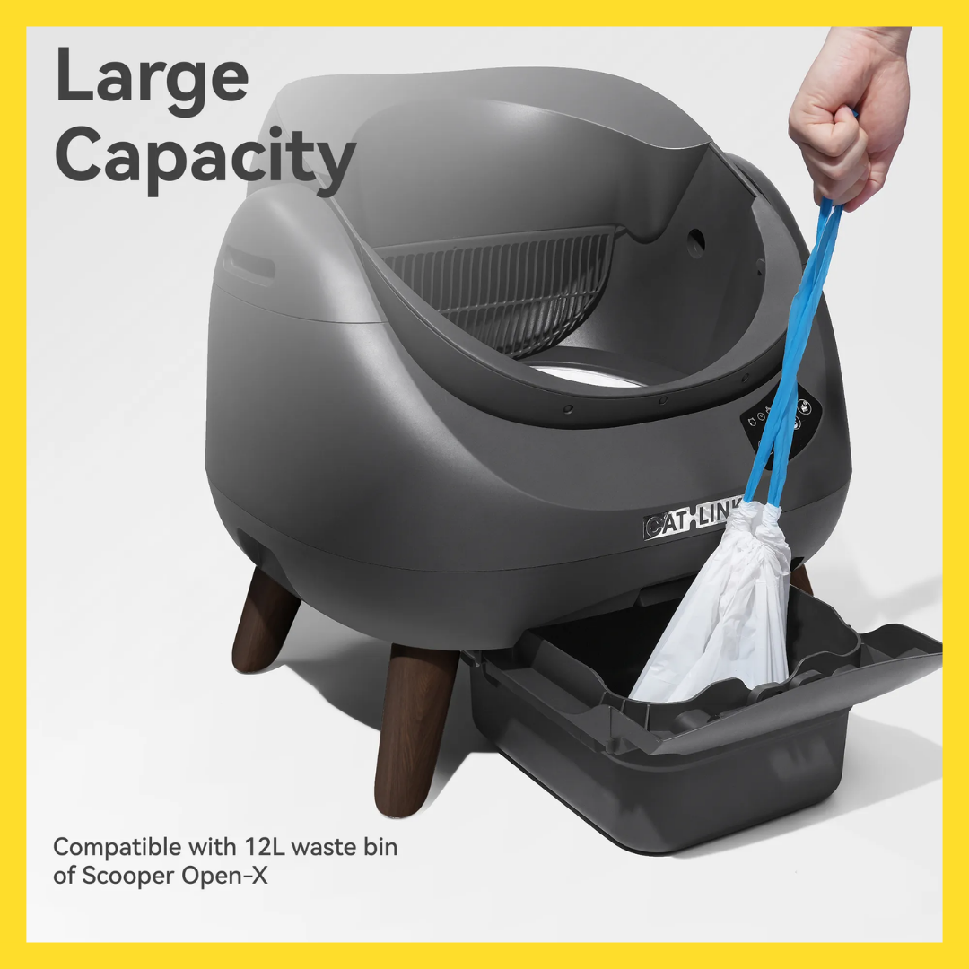 Catlink Trash Bag Roll for Pro-X, Young, Open-X, and Baymax (2 ROLLS)