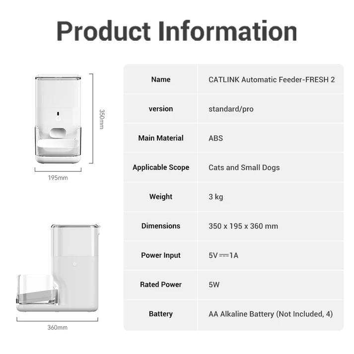 Catlink Feeder Fresh PRO Automatic Feeder (Multi-Cat)