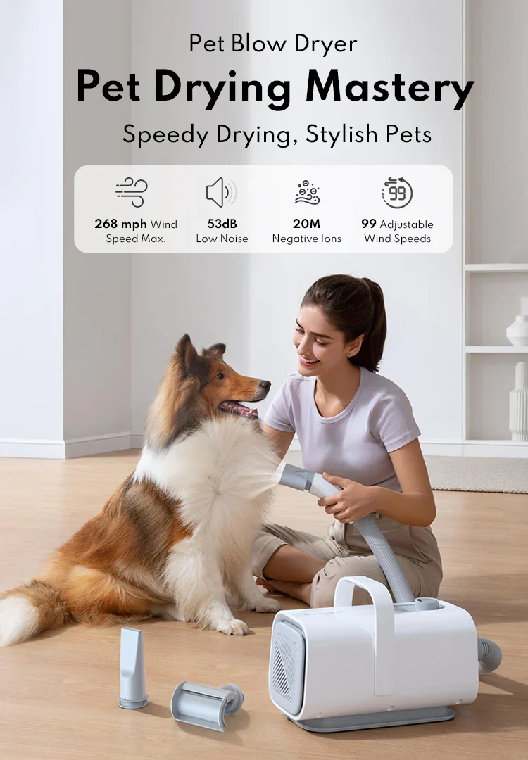 Homerunpet Ultra-quiet Pet Blower