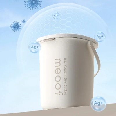Meoof Vacuum Pet Food Bucket 15L | Rechargeable Anti Bacterial Food Storage Bin