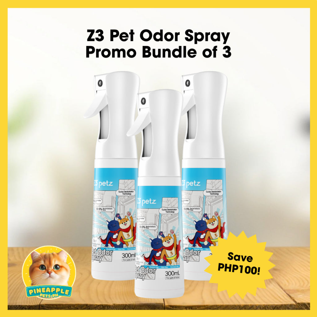 Z3 Petz 3in1 Premium Pet Odor Spray 300ml - BUNDLES