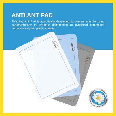 Anti Ant Mat - Original Anti-Ant & Insect Repellent Pad | Pet-Safe Feeding Mat | Long-Lasting Effect