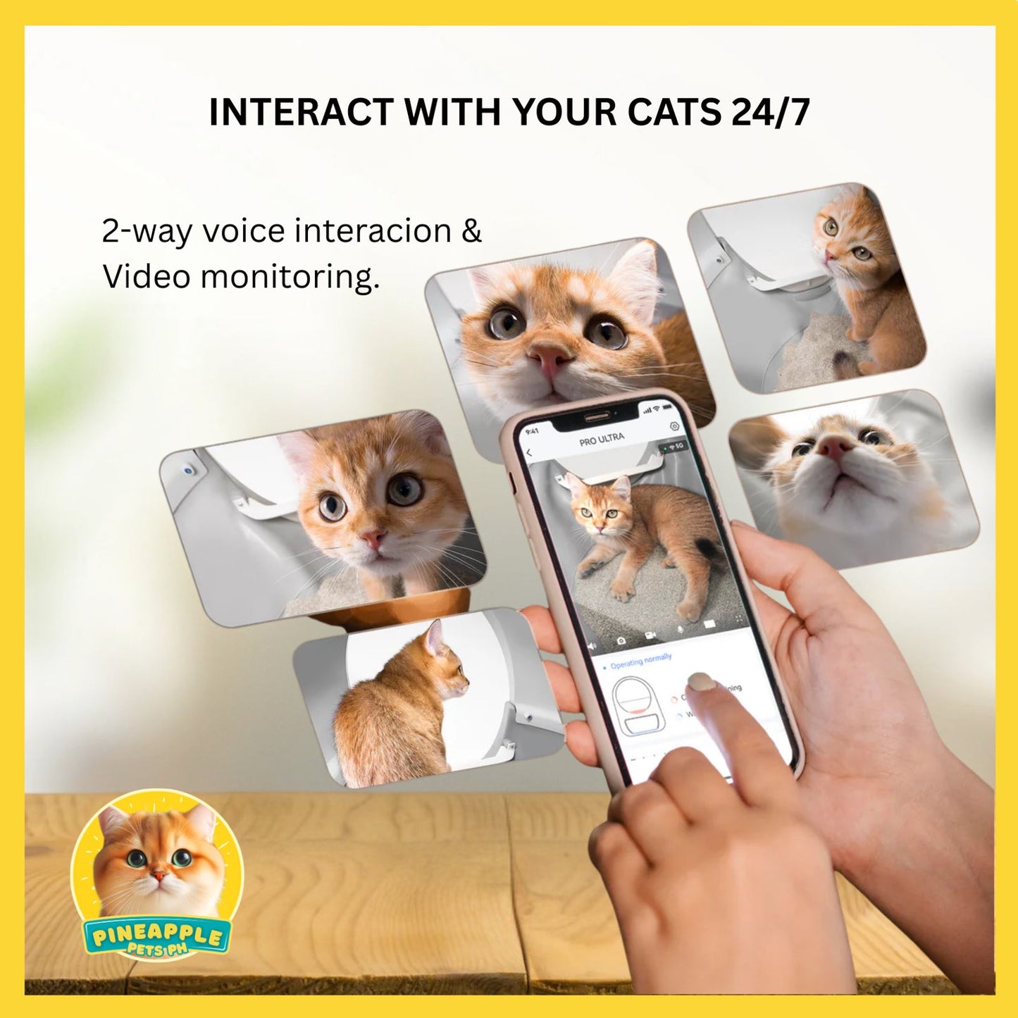 Catlink Pro-X Ultra with AI Camera, Voice and Wifi Automatic Litterbox For Cats