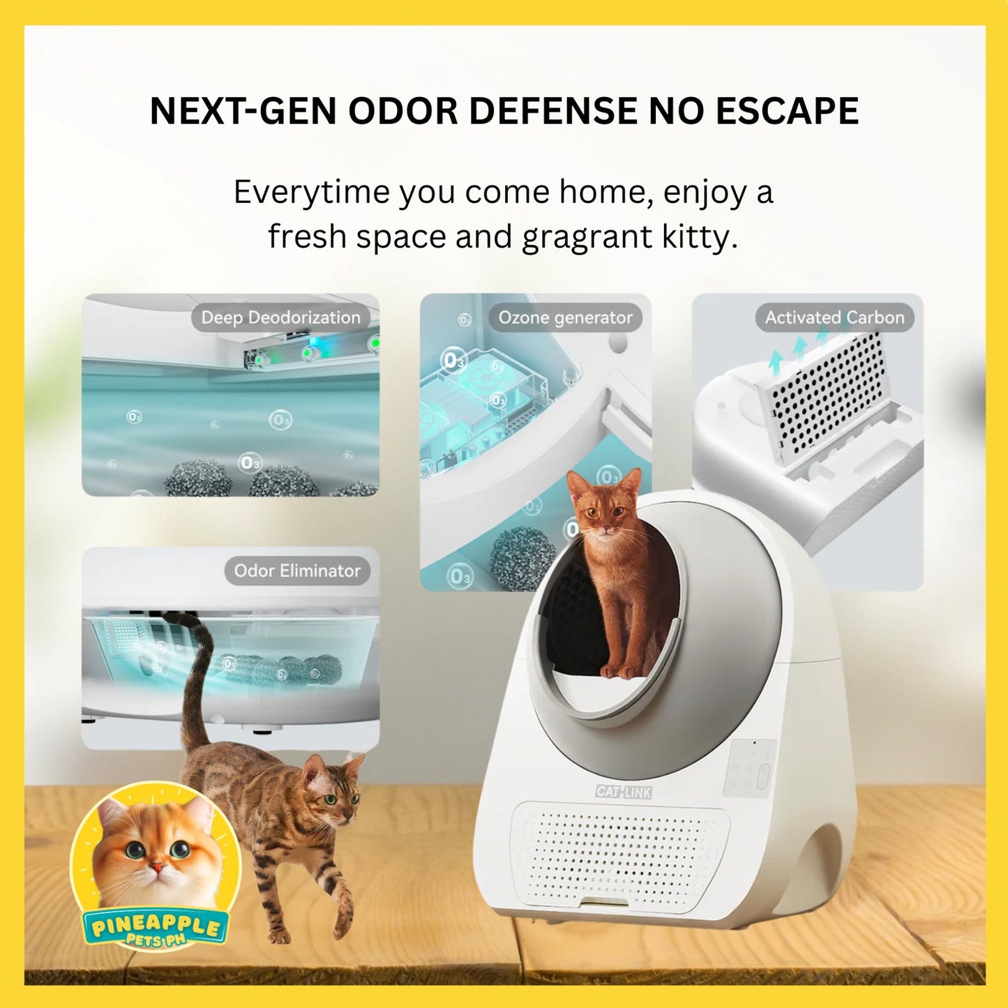 Catlink Pro-X Ultra with AI Camera, Voice and Wifi Automatic Litterbox For Cats